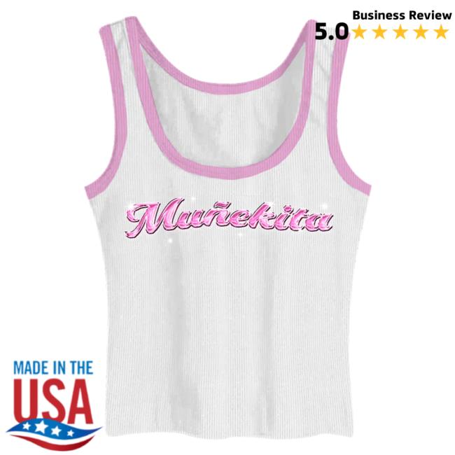 Kali Uchis Clothing Store Shop Muñekita Black Rhinestone Tank Top Shirts Kaliuchis Merch