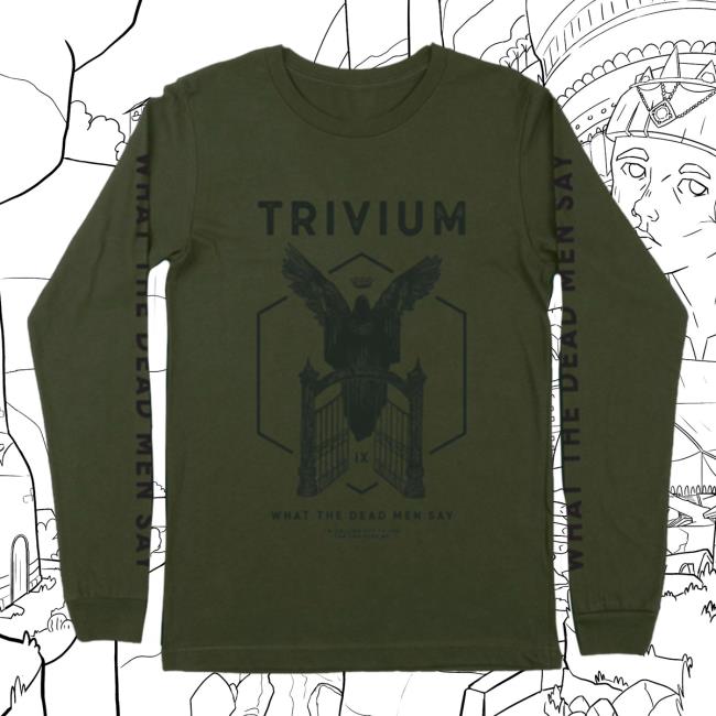 Official Roadrunner Records Trivium Merch Store Trivium Angel Gates Long Sleeve RoadrunnerRecords