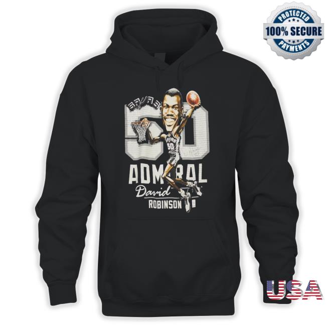 Mitchell & Ness David Robinson San Antonio Spurs Hardwood Classics Caricature Hoodie