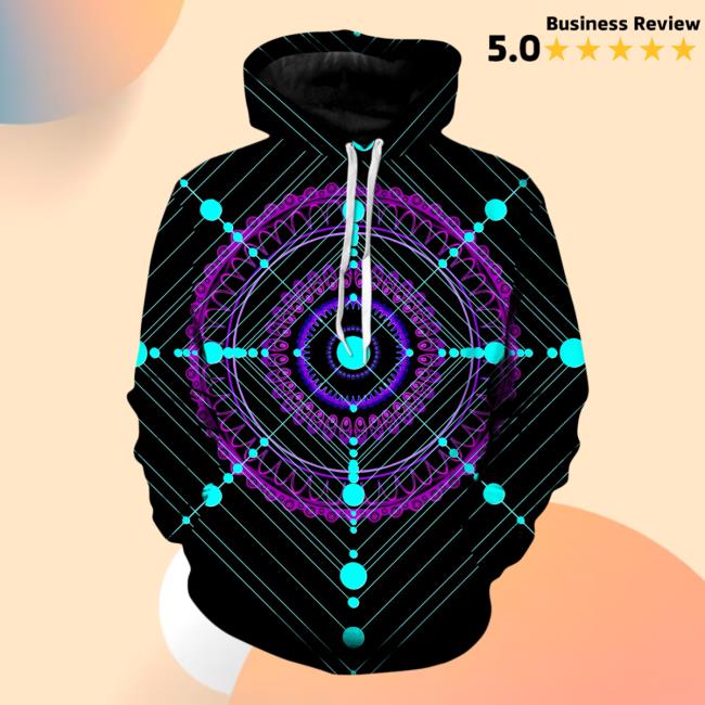 Official Iedm Clothing Sacred Geo Unisex Long Sleeve T Shirt 3D All Over Print