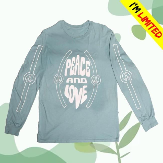 Official Altru Apparel Clothing Peace And Love Aop Hoodie 3D All Over Print