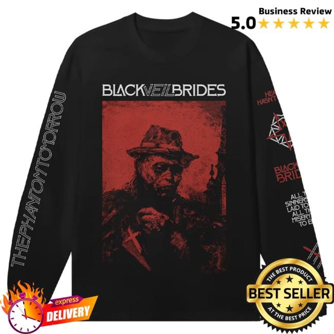 Official Sumerian Records Merch Store Black Veil Brides - 'Sinners' Long Sleeve New Shirt (Black)