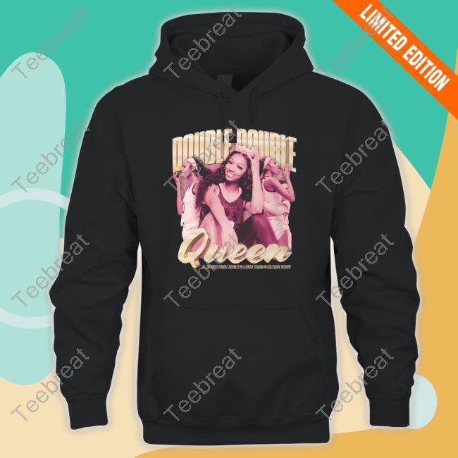 Angel Reese Merch Angel Reese Double-Double Queen Hoodie