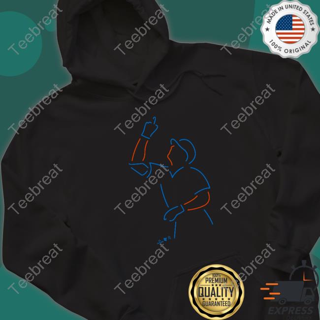 Brandon Nimmo Neon Long Sleeve Tee