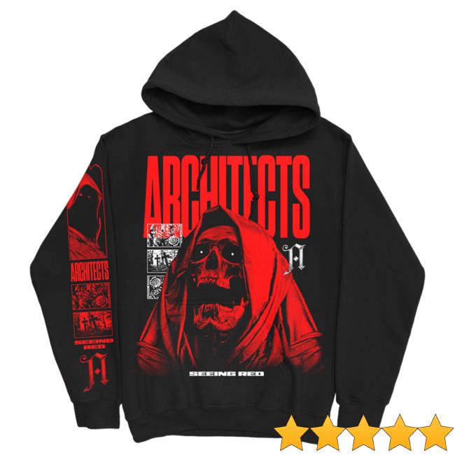 Official Kings Road Merch Store Architects Merch Store Shop Architects Seeing Red Reaper Shirts (Black) KingsRoadMerch