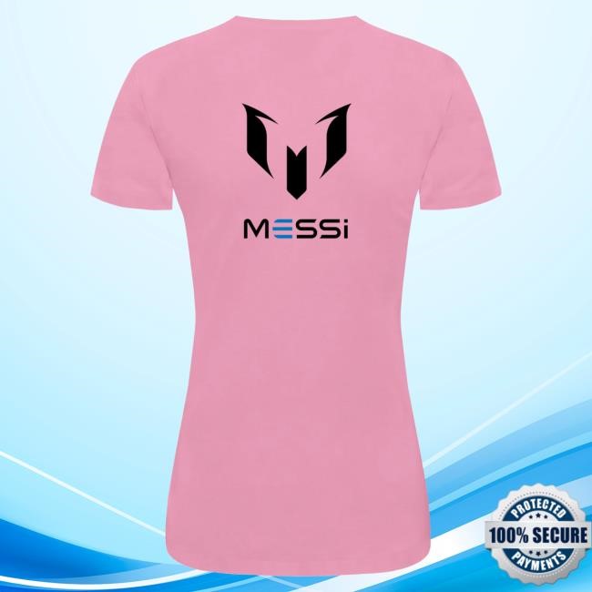 Official Messi Merch Store Lionel Messi Rosa/Vibe Messi Logo Women's Tee Messi Clothing Shop