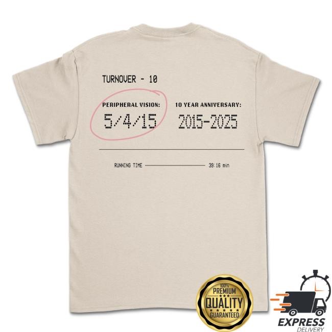 Turnover Album Art Shirt Turnover Official Merch Store