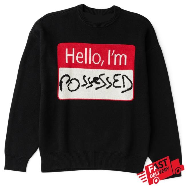 Official Sam And Colby Merch Store Shopxplr Hello, I'm Possessed Pullover Sweatshirt# Xplr SamAndColby