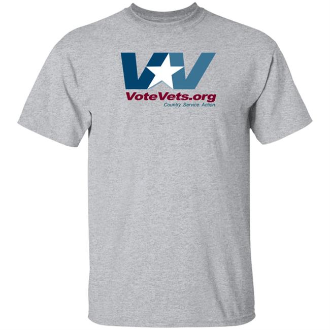 Vote Vets Logo Org Country Service Action Shirt Bruno Amato