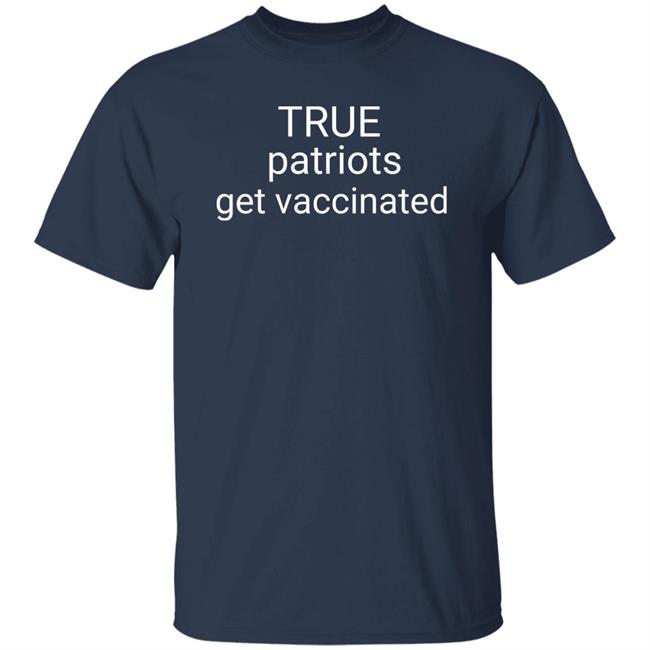 Republicans For Joe Biden Merch True Patriots Get Vaccinated Crewneck Sweatshirt Republicans For Joe Biden Merch True Patriots Get Vaccinated Crewneck Sweatshirt