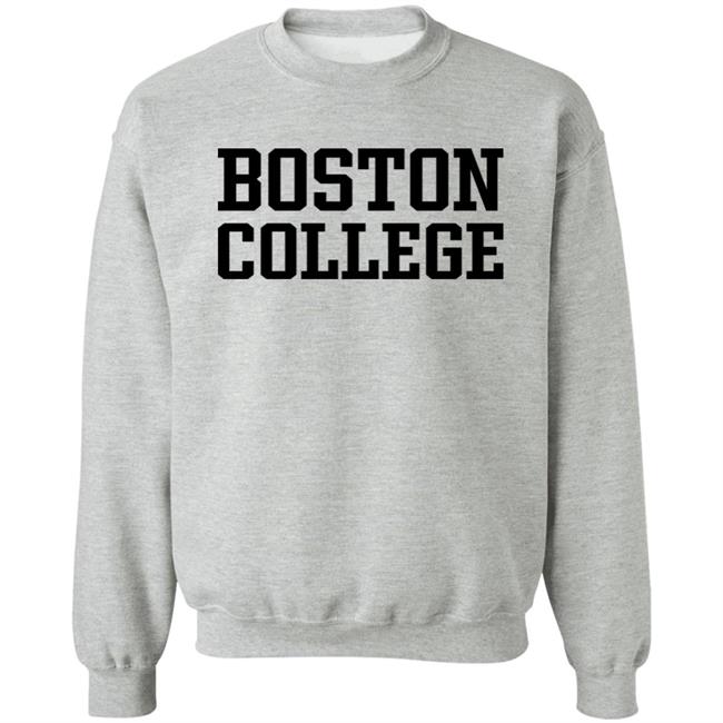 Dylan O'brien Shirt Boston College Crewneck Sweatshirt