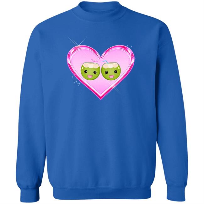 Kim Petras Store Merch Coconuts Crewneck Sweatshirt