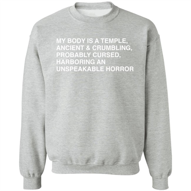 My Body Is A Temple, Ancient & Crumbling, Probably Cursed, Harb T Shirt My Body Is A Temple, Ancient & Crumbling, Probably Cursed, Harb T Shirt