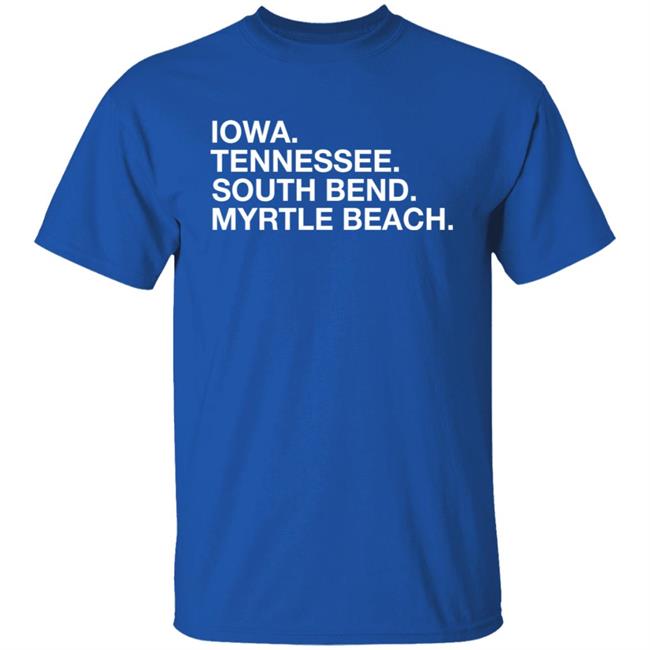 Obvious Shirts Cubs Minor League Affiliates Iowa Tennessee South Bend Myrtle Beach Shirt Bleacher Nation