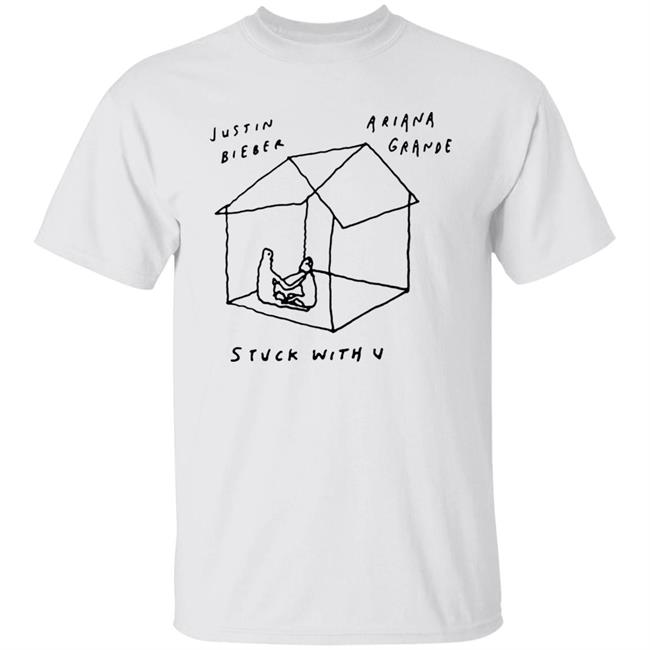 Justin Bieber Merch Stuck With U T Shirt I Justin Bieber Ariana Grande Stuck With U Shirt