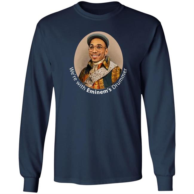 Anderson Paak Merch Store We're With Eminem's Drummer Tee Shirt Anderson Paak Merch Store We're With Eminem's Drummer Tee Shirt