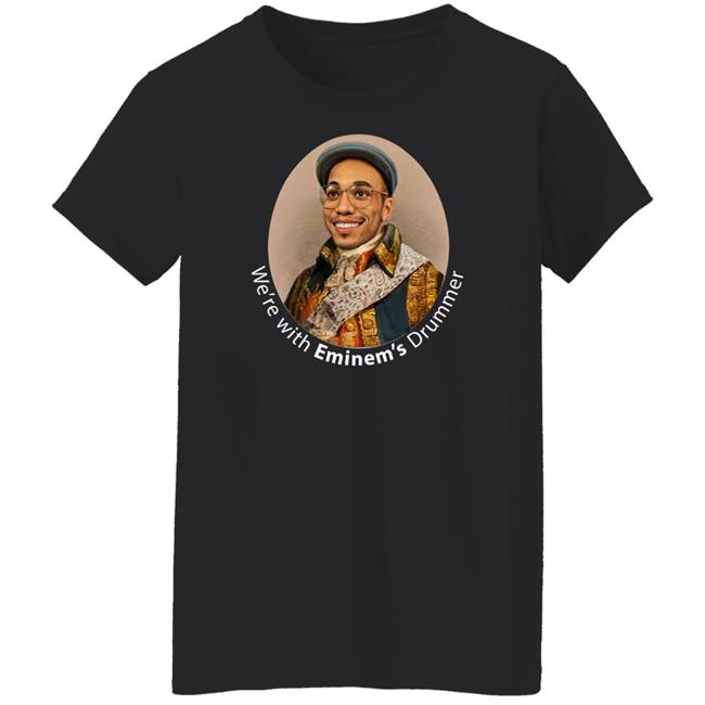 Anderson Paak Merch Store We're With Eminem's Drummer Tee Shirt Anderson Paak Merch Store We're With Eminem's Drummer Tee Shirt