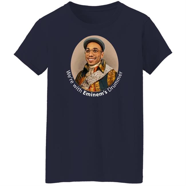 Anderson Paak Merch Store We're With Eminem's Drummer Tee Shirt Anderson Paak Merch Store We're With Eminem's Drummer Tee Shirt