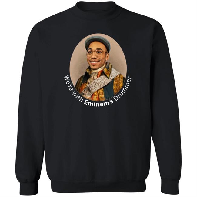 Anderson Paak Merch Store We're With Eminem's Drummer Tee Shirt Anderson Paak Merch Store We're With Eminem's Drummer Tee Shirt