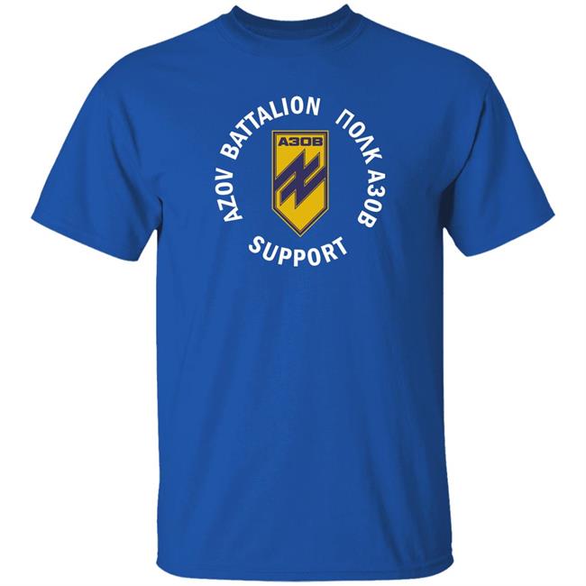 Azov Battalion T Shirt Revolt Noir Azov Battalion Merch