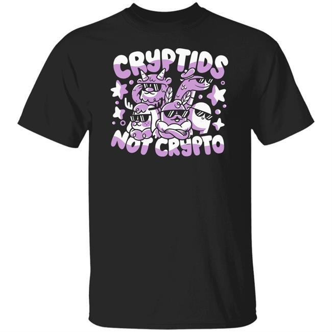 Jushmu Cryptids Not Crypto Shirt The Yetee
