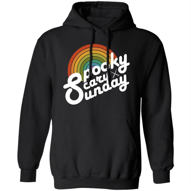 Coryxkenshin Merch Spooky Scary Sunday Pullover Hoodie Sweatshirt