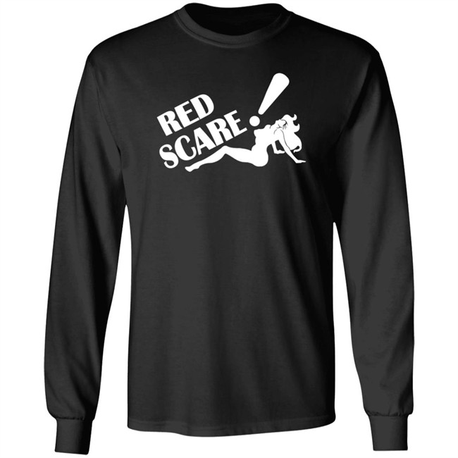 Red Scare Podcast Merch Anna Khachiyan Long Sleeve Tee Shirt
