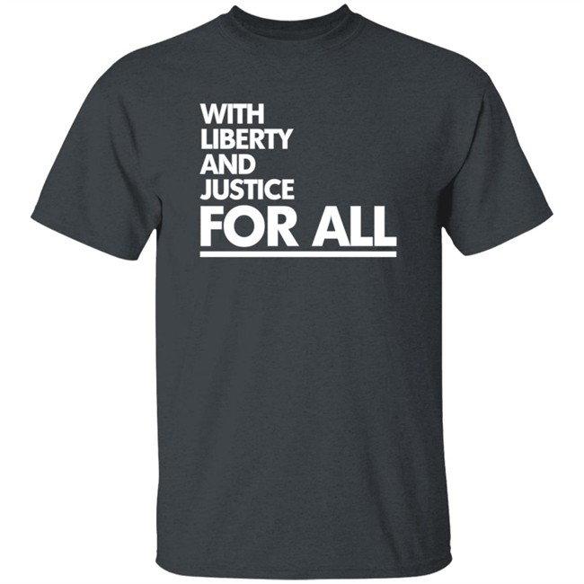 With Liberty And Justice For All Black Shirt With Liberty And Justice For All Black Shirt