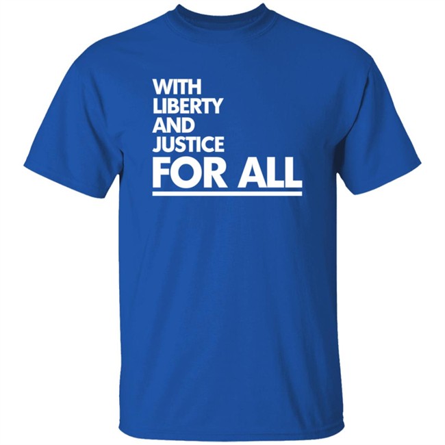 With Liberty And Justice For All Black Shirt With Liberty And Justice For All Black Shirt