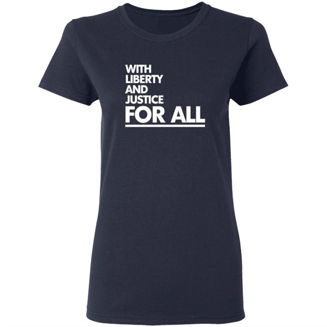 With Liberty And Justice For All Black Shirt With Liberty And Justice For All Black Shirt