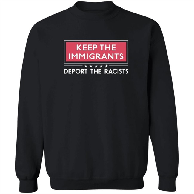 Keep The Immigrants Deport The Racists Short-Sleeve Unisex T-Shirt Keep The Immigrants Deport The Racists Short-Sleeve Unisex T-Shirt