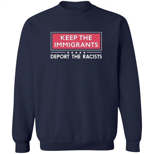 Keep The Immigrants Deport The Racists Short-Sleeve Unisex T-Shirt Keep The Immigrants Deport The Racists Short-Sleeve Unisex T-Shirt