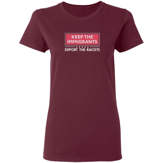 Keep The Immigrants Deport The Racists Short-Sleeve Unisex T-Shirt Keep The Immigrants Deport The Racists Short-Sleeve Unisex T-Shirt