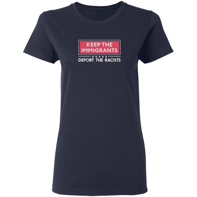 Keep The Immigrants Deport The Racists Short-Sleeve Unisex T-Shirt Keep The Immigrants Deport The Racists Short-Sleeve Unisex T-Shirt