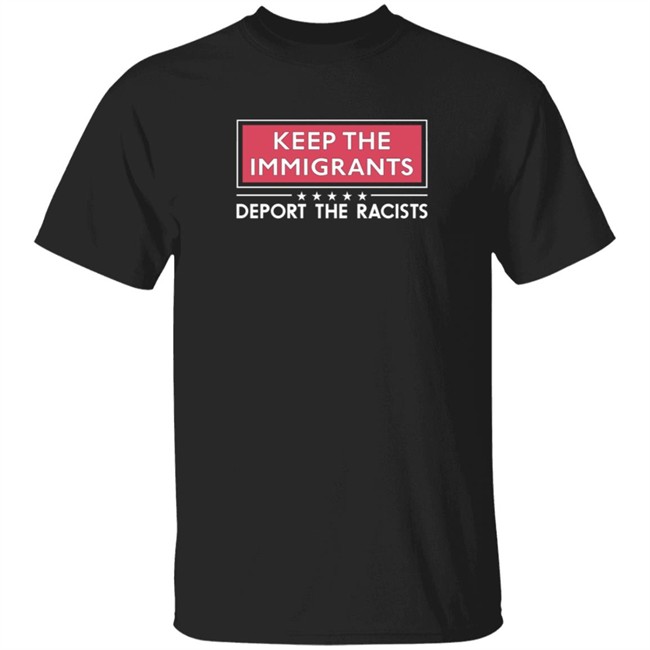 Keep The Immigrants Deport The Racists Short-Sleeve Unisex T-Shirt Keep The Immigrants Deport The Racists Short-Sleeve Unisex T-Shirt