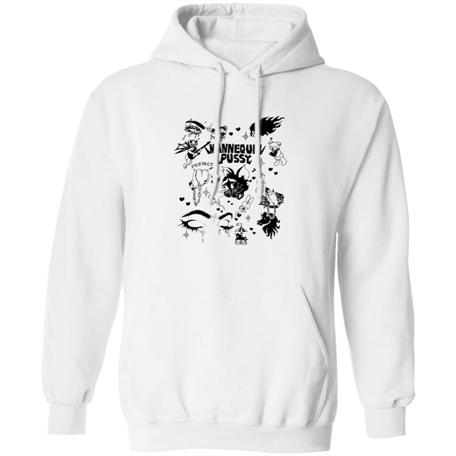 Mannequin Pussy Merch Tattoo Flash T Shirt Black Mannequin Pussy Merch Tattoo Flash T Shirt Black