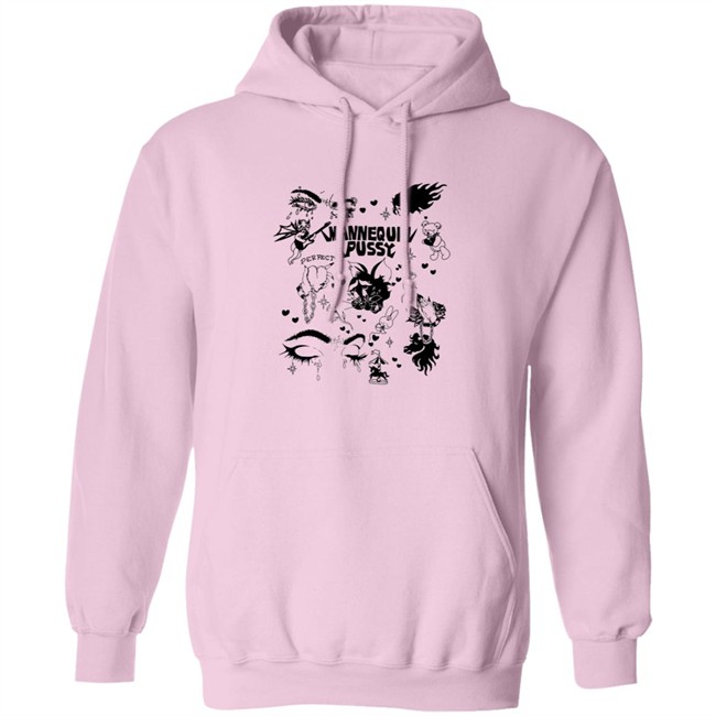 Mannequin Pussy Merch Tattoo Flash T Shirt Black Mannequin Pussy Merch Tattoo Flash T Shirt Black