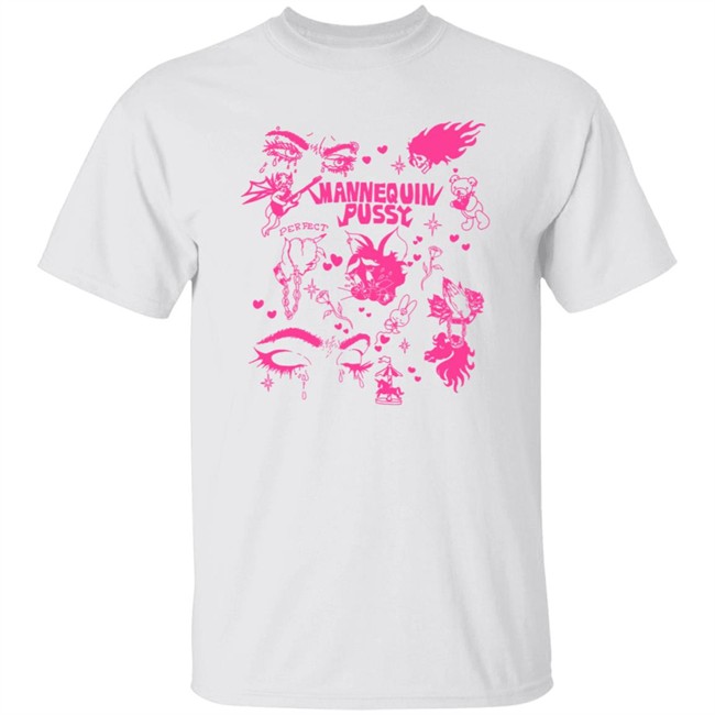 Mannequin Pussy Merch Tattoo Flash T Shirt