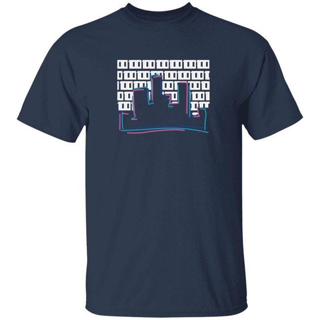 Iconografi Neon Skyline T Shirt Iconografi Neon Skyline T Shirt