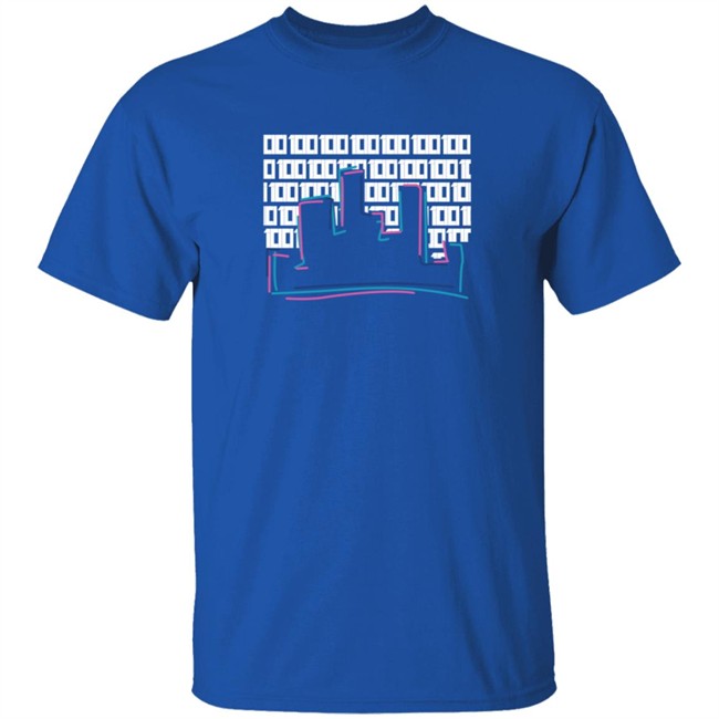 Iconografi Neon Skyline T Shirt Iconografi Neon Skyline T Shirt