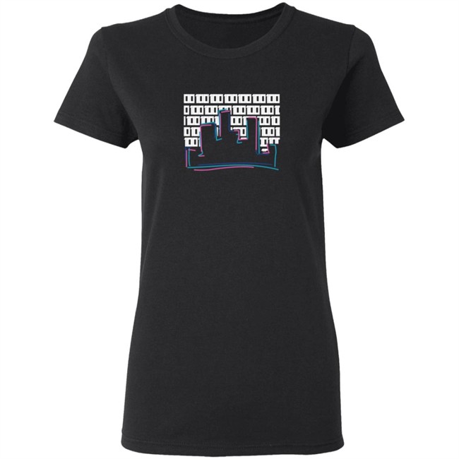 Iconografi Neon Skyline T Shirt Iconografi Neon Skyline T Shirt