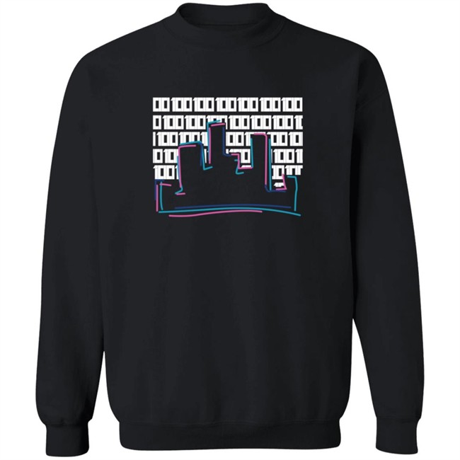 Iconografi Neon Skyline T Shirt Iconografi Neon Skyline T Shirt