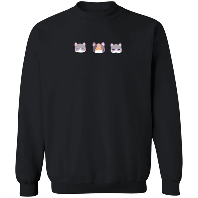 Natsumiii Merch Store Natsumiii Black Crewneck Sweatshirt