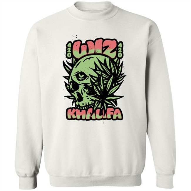 Wiz Khalifa Merch Store Cannabis Skull T Shirt Wiz Khalifa Merch Store Cannabis Skull T Shirt