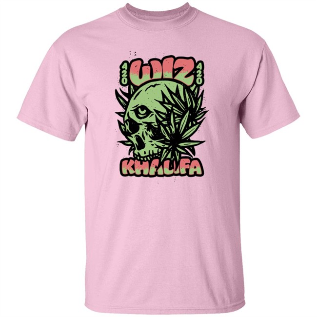 Wiz Khalifa Merch Store Cannabis Skull T Shirt Wiz Khalifa Merch Store Cannabis Skull T Shirt