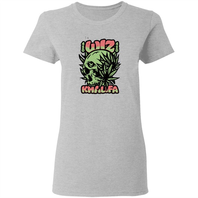 Wiz Khalifa Merch Store Cannabis Skull T Shirt Wiz Khalifa Merch Store Cannabis Skull T Shirt