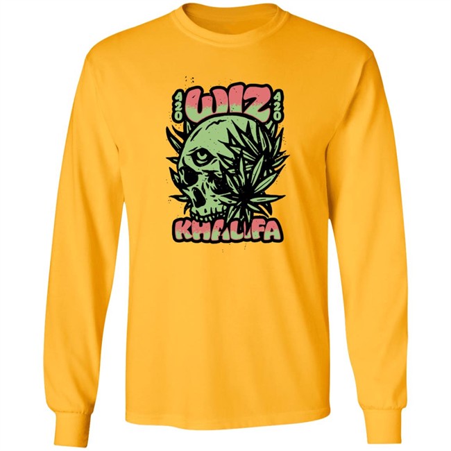 Wiz Khalifa Merch Store Cannabis Skull T Shirt Wiz Khalifa Merch Store Cannabis Skull T Shirt