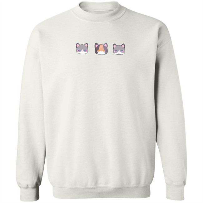 Natsumiii Merch Store Natsumiii White Crewneck Sweatshirt
