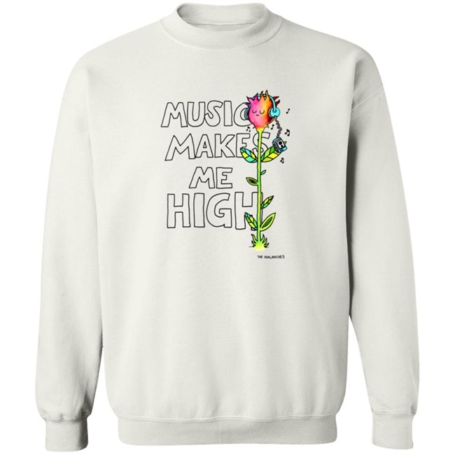 Sound Merch Store Music Makes Me High White T Shirt Sound Merch Store Music Makes Me High White T Shirt