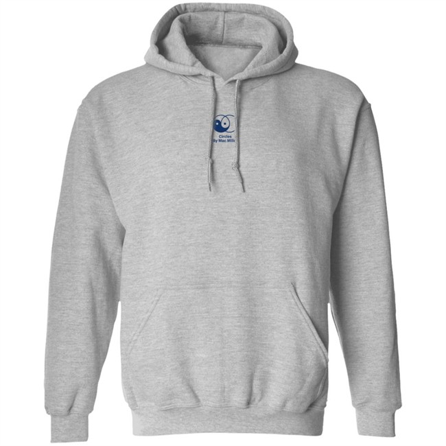 Mac Miller Store Circles Grey Hoodie Sweatshirt